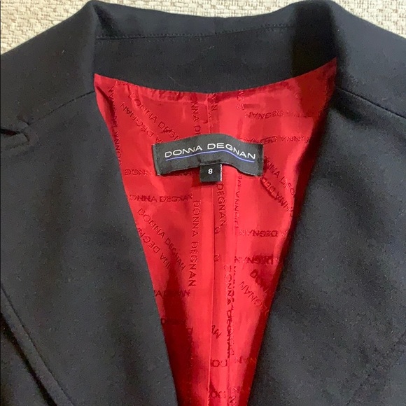 Vintage Donna Degnan 1990’s black Blazer size 8 - Picture 3 of 14